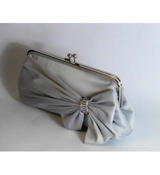 silver clutch bag accessorize