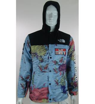 supreme the north face world map