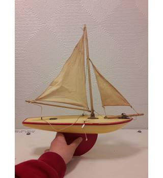 vintage toy sailboat