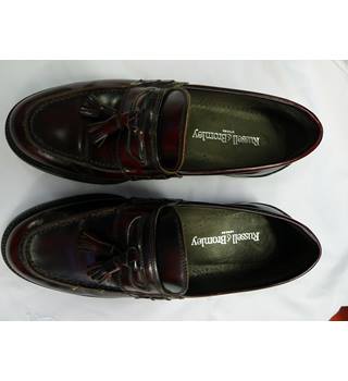 russell and bromley burgundy loafers