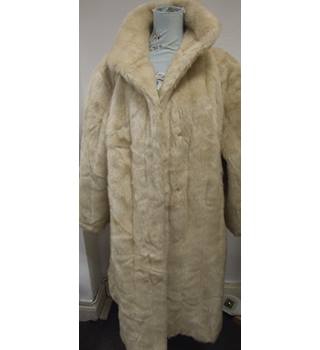 size 24 faux fur coat