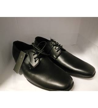 m&s black shoes mens