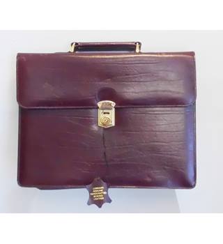 bonded leather briefcase