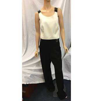 ted baker black and white jumpsuit