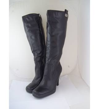 nickels boots black