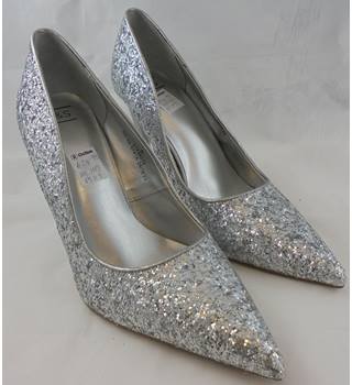 marks spencer silver shoes