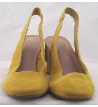 m&s mustard shoes