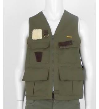 barbour fishing vest