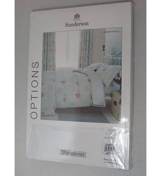 Sanderson Options Summer Breeze Aqua Single Duvet Cover Set Bnib