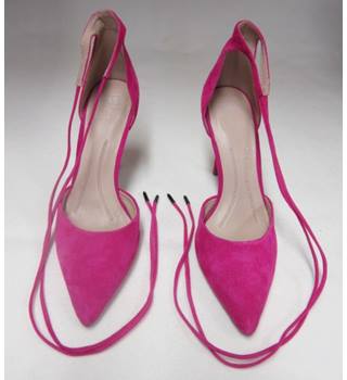 m&s pink shoes
