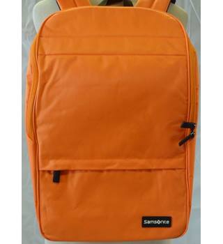 samsonite orange backpack