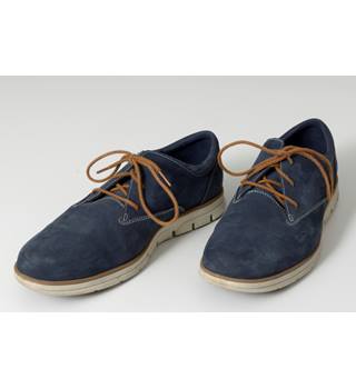 timberland blue suede shoes