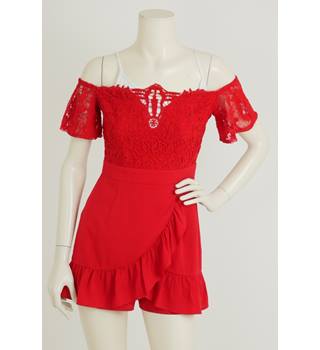 love triangle playsuit
