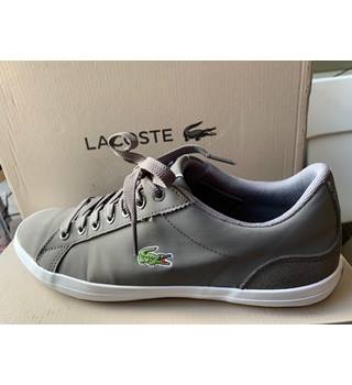 lacoste lerond nubuck grey