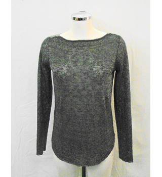 zara metallic jumper