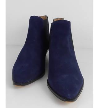 m&s navy ankle boots