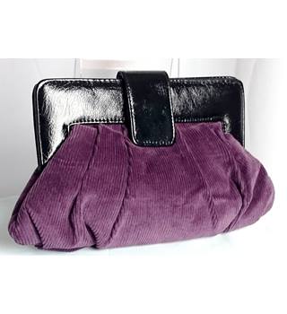 purple clutch purse