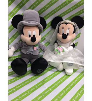 mickey and minnie mouse 2018 wedding soft toy set