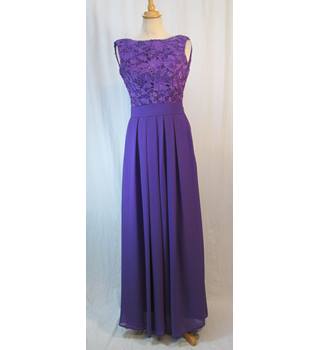 purple dress size 10