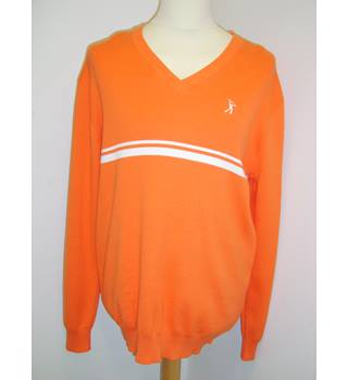 orange golf jumper