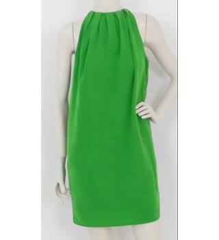 zara green shift dress