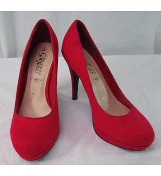 new look red shoes size 6