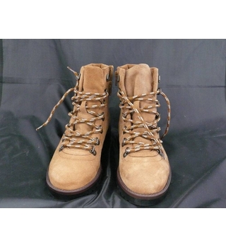 marks and spencer tan ankle boots