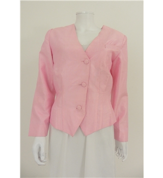 Vintage C. 1980's Unbranded Size 12 Classic Pink Cropped Jacket with ...