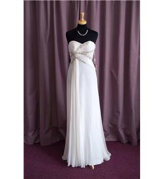Anoushka G London  Ivory Strapless Wedding  Dress  Size 8 
