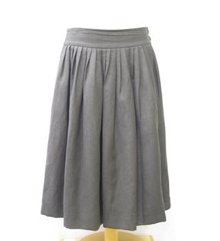 Margaret Howell Skirt- Size: 10 - Grey | Oxfam GB | Oxfam’s Online Shop