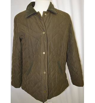 M&S Marks & Spencer - Size: 16 - Green quilted jacket | Oxfam GB ...