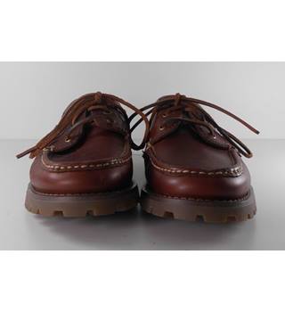 NWOT M&S Blue Harbour Size 8 Brown Leather Boat Shoes | Oxfam GB ...