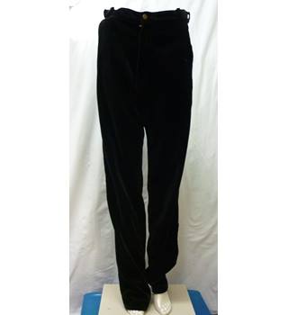 Mary Quant Vintage Black Trousers Size: 32