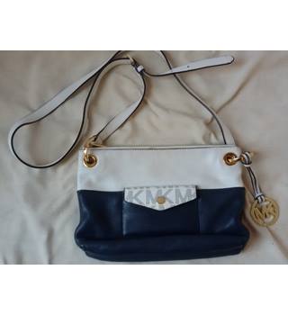 Michael Kors - Size: One size - Navy and White - Cross body bag | Oxfam GB | Oxfam’s Online Shop