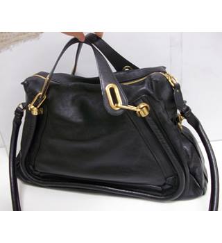 Women S Second Hand Handbags Backpacks Purses Oxfam Gb Chlo 0201 Size One Black Shoulder Bag