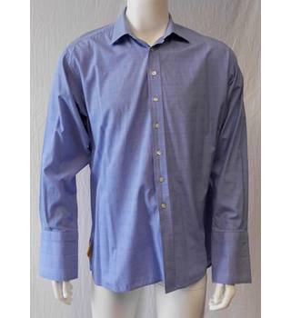Aquascutum Blue Shirt . Size 17 and half collar . Aquascutum - Size: M