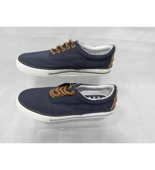Mens canvas shoes M\u0026S - Size: 8 - Blue 
