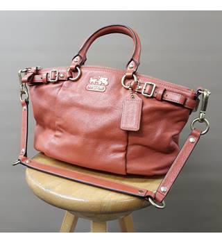 burnt orange coach bag