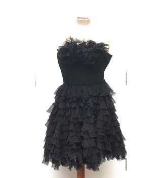 SIA DIMITRIADI - Brand new prom black silky dress - Size Uk 10. | Oxfam ...