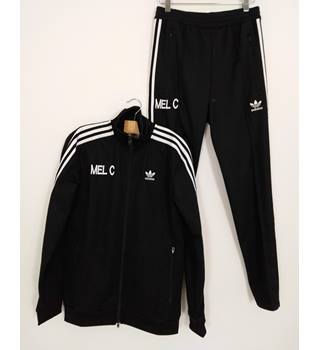 Mel C Spice Girls Glastonbury Custom Adidas Size:XS Black Tracksuit ...