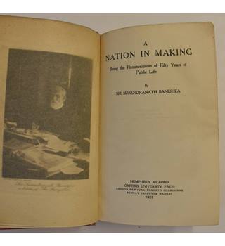 A Nation in the Making - by Sir Surendranath Banerjea | Oxfam GB ...