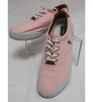 ladies ralph lauren canvas trainers