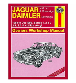 Jaguar XJ6 XJ Sovereign Hyanes Manual (1968-86) Series 1, 2 and 3