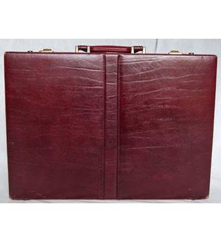 Pierre Cardin Leather Briefcase Burgandy Size: Not specified | Oxfam GB ...