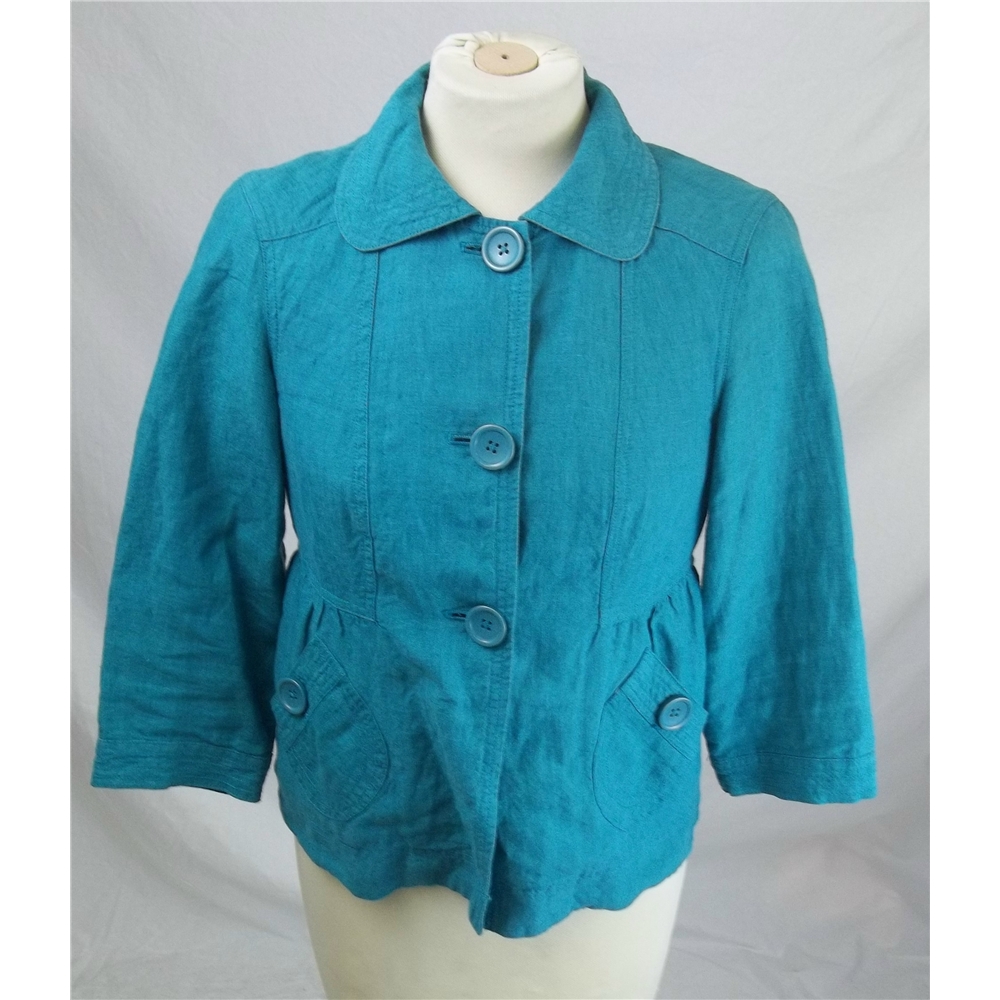 Principles Petite - Size: 6 - Green - Smart jacket / coat | Oxfam GB ...