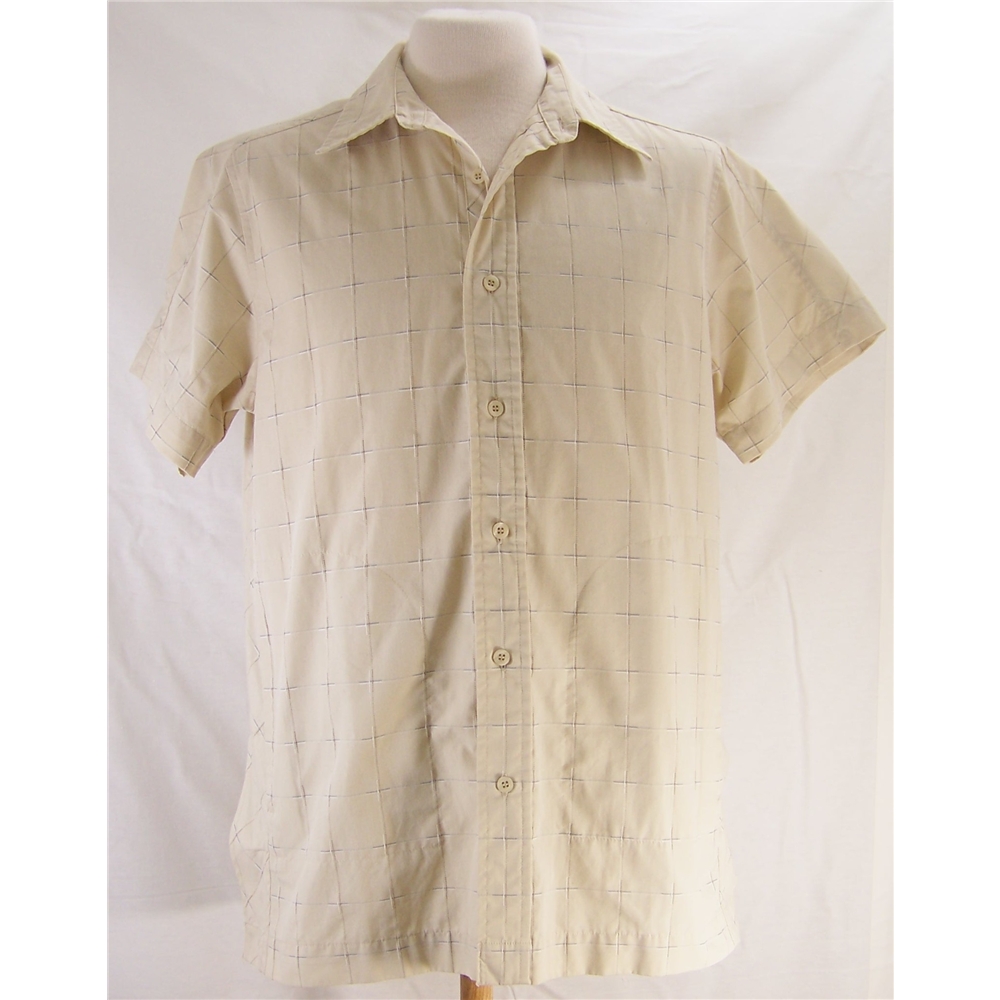 Rohan Souk shirt - size S - short sleeve -neutral poly/cotton - large ...
