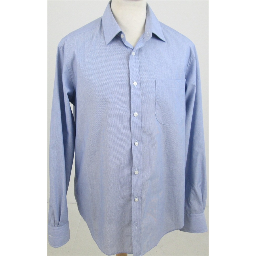 Marks & Spencer size XL blue long sleeved shirt | Oxfam GB | Oxfam’s ...