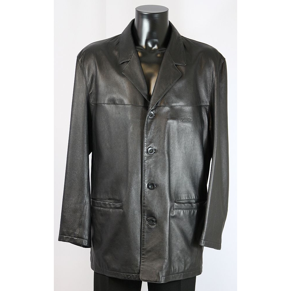 Camel collection leather jacket 42