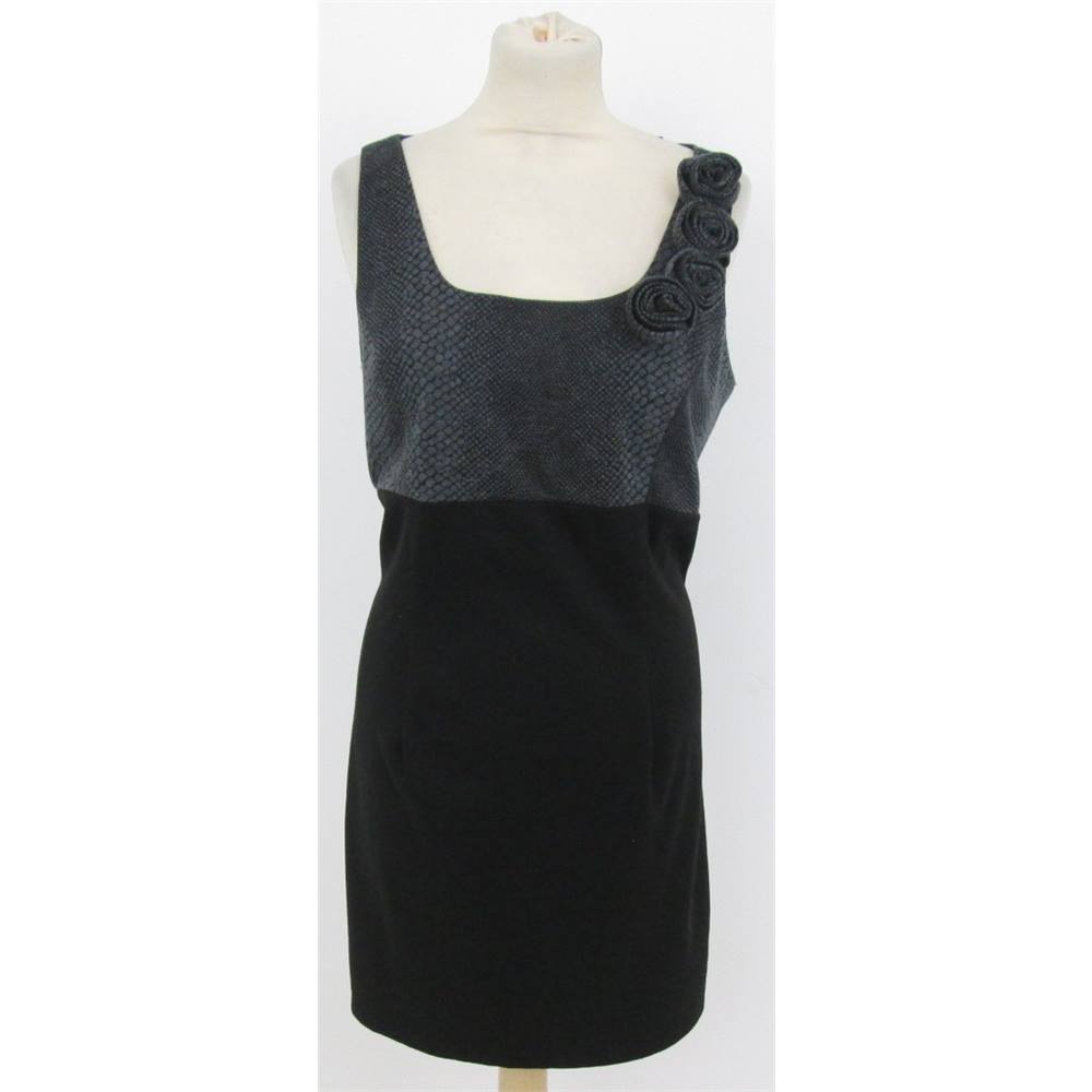 Alyn Paige size: M, black and grey sleeveless dress | Oxfam GB | Oxfam ...