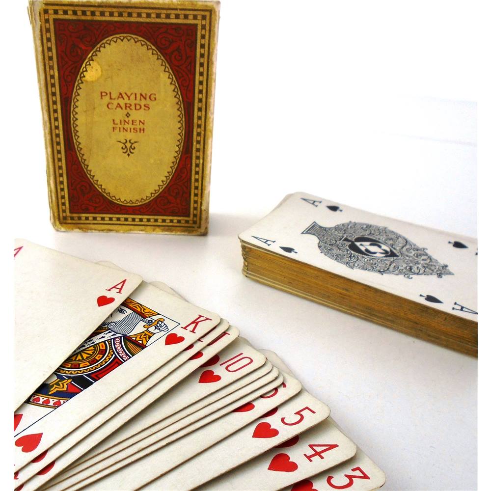 1920's Playing Cards With Linen Finish | Oxfam GB | Oxfam’s Online Shop